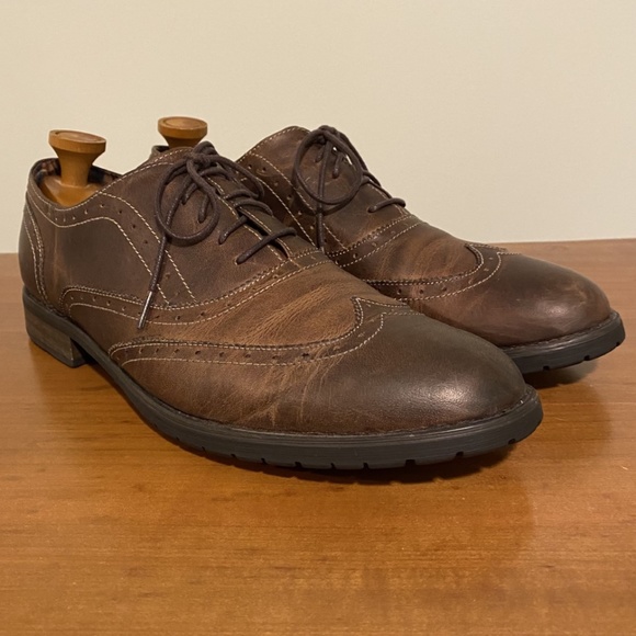 Bed Stu Distressed Wingtip Oxford Shoes 